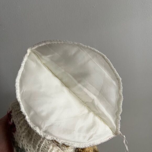 Vintage Express Le Internationale Mohair Cardigan Baroque Floral Knit Fits M-L - Picture 11 of 12